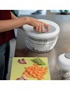 Guzzini White Salad Spinner W/Lid Cm 26 Spin&Store