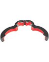 Westmark Multi-Opener, Rubberised inner surface, 14 x 6 cm, Stainless Steel/Plastic, Black/Red, 10552270