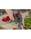 Kuhn Rikon Self-Sharpening Power Pro Precision Shears with Stainless Steel Blades and Lock Mechanism. Scissors for Left and Right-Handed Users. Great for Cutting Food, Cardboard, Flowers, Twigs, Wire