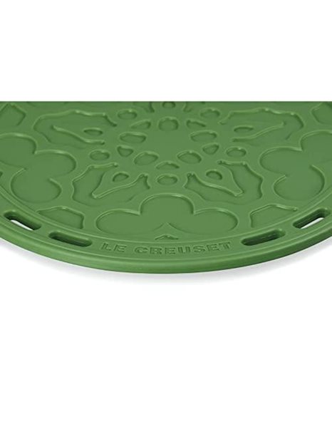 Le Creuset French Trivet, Silicone, Heat resistant to 250°C, 20 cm, Bamboo, 42401204080000