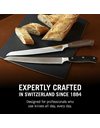 Victorinox 23 cm Serrated Edge Forged Bread Knife Gift Boxed, Black,7743323G
