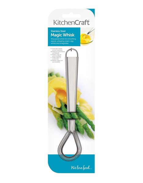 KitchenCraft KCMAGIC Magic Whisk, Stainless Steel, 20 cm