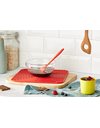 Le Creuset Cool Tool Counter Protector, Silicone, Heat-resistant, 29 cm, Cerise, 93005629060000