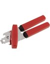 Fackelmann 9141 Tin Opener for Lefties in red/Silver, Multi-Ply