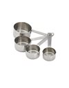 De Buyer 4827.02 Set of 4 Stainless Steel Measuring Cups, 60, 80, 125, 250 ml Capacities