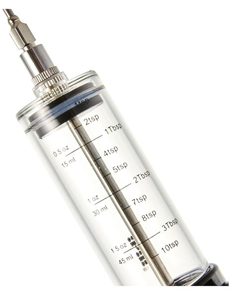 Ibili Clasica Sauce Baster Syringe Set, Stainless Steel, Black/Transparent/Silver, 23 x 11 x 5 cm
