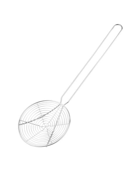 Vogue Spider Strainer 5 inch, Nickel Steel, Dimensions: 395(L) x 140(Dia)mm - Use for Deep Fryers, Blanching, Skimming Stocks, C834