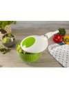KUHN RIKON 2023 Salad Spinner with Side Handle and Instant-Stop Button, 21 cm
