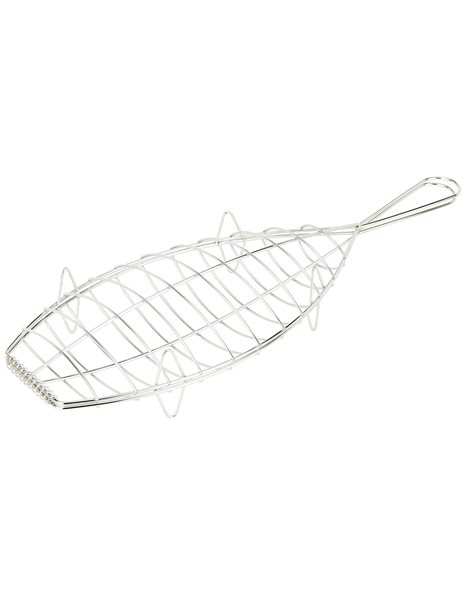 IBILI Fish Wire Grill, Stainless Steel, Silver, 19 x 19 x 42 cm