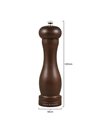 Cole & Mason HB0844P Forest Capstan Pepper Mill, Precision+ Wooden, Stained Beech Wood, 200 mm, Single, Includes 1 x Pepper Grinder