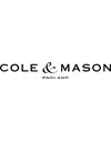 Cole & Mason H100379 Worcester Black Pestle and Mortar, Spice Grinder/Herb Grinder, Granite, 180 mm, Large Pestle and Mortar Set