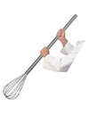 Vogue DN967 Balloon Whisk for Deep Pots and Pan, Stainless Steel, 1015 mm Length