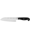 WMF Santoku Chefs Knife Spitzenklasse Plus Length 30 cm Blade Length 16 cm Performance Cut Made in Germany Forged Special Blade Steel Seamlessly Riveted Plastic Handle