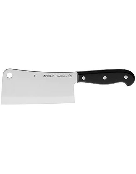 WMF Chinese Chopping Knife Spitzenklasse Plus Length 27.5 cm Blade Length 15 cm Performance Cut Made in Germany Forged Special Blade Steel Seamlessly Riveted Plastic Handle