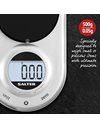 Salter 1260 SVDRA Precision Electronic Scale – Micro Pocket Digital Scales, 500g Capacity, In 0.05g Increments, Neat Storage, Large LCD Display, Compact, Discreet Design, For Jewellery, Spices, Coins