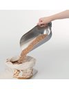 Westmark Food/Bag/Weighing/Filling Scoop, With inner handle, Volume: 2600 ml (approx. 200 g flour), Aluminium, Magazin, Silver, 90312291