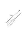 Zenker 42871 Stainless Steel Whisk with Hanging Loop 25x6 cm, Silver, 25 x 6 x 5 cm