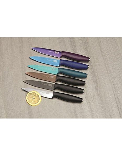 Kuhn Rikon Colori 26586 Titanium Peeling Knife Paring Knife Kitchen Knife