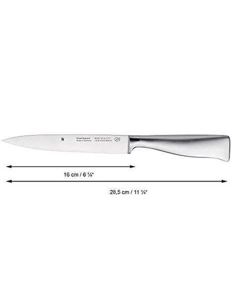 WMF Filleting Knife Grand Gourmet Length 28.5 cm Blade Length 16 cm Performance Cut Made in Germany Forged Special Blade Steel Stainless Steel Handle