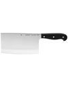 WMF Chinese Chopping Knife Spitzenklasse Plus Length 30 cm Blade Length 17 cm Performance Cut Made in Germany Forged Special Blade Steel Seamlessly Riveted Plastic Handle