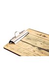 Olympia Wood Effect Menu Board with Clip Mechanism A5 Size - 240x160mm
