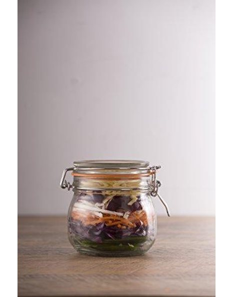 Kilner Grater Jar Set with 0.5 Litre Glass Clip Top Storage Jar