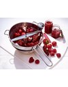 axentia Stainless Steel Food Mill with 3 Interchangeable Straining Discs - Flotte Lotte for Soups, Sauces and Purees