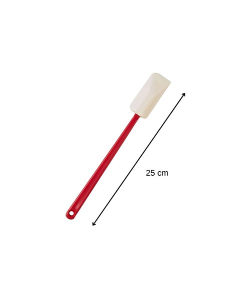 Fackelmann Marysette Plastic 25 cm, Resin, White with Red Handle