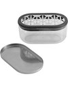 WMF Parmesan Grater with Container and Lid, 15 x 8.5 x 7 cm, Cheese Grater, Cromargan Stainless Steel, Plastic, Grater for Cheese
