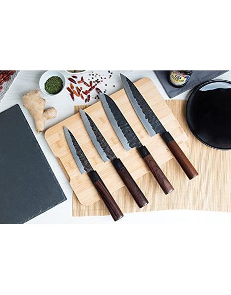 3 Claveles Japanese Knife, Wood