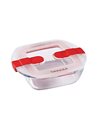 Pyrex FC365 Plastic/Glass Cook and Heat Square Dish, 212PH00
