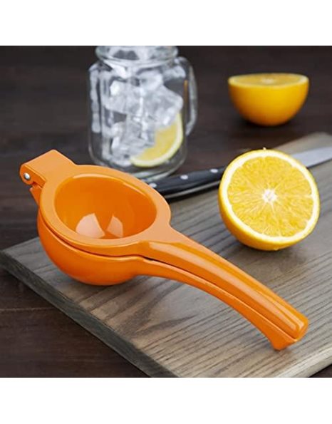 Olympia Hand Juice Squeezer Bartender Tool Bar Accessory in Orange