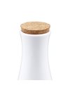 Cole & Mason H211946 Ceramic Oil & Vinegar Pourer | Oil Dispenser/Vinegar Dispenser | White Glazed Porcelain/Cork | 250ml | Single | Includes 1 x Oil Bottle/Vinegar Bottle | 2 Year Guarantee