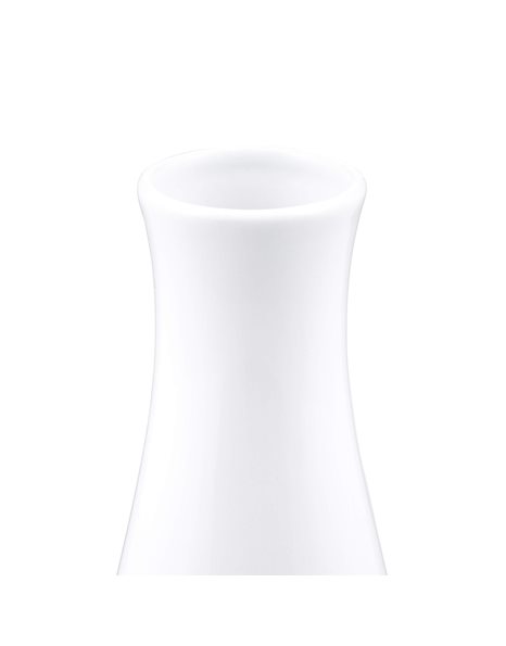Cole & Mason H211946 Ceramic Oil & Vinegar Pourer | Oil Dispenser/Vinegar Dispenser | White Glazed Porcelain/Cork | 250ml | Single | Includes 1 x Oil Bottle/Vinegar Bottle | 2 Year Guarantee