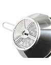 axentia Stainless Steel Food Mill with 3 Interchangeable Straining Discs - Flotte Lotte for Soups, Sauces and Purees