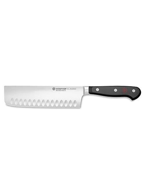 Wusthof Classic 7 Inch Nakiri Knife, Black