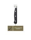 MasterClass Utility Knife, Tipless Knife with Blunt Rounded End, Stainless Steel, 12cm (5"), Hanging Display Pack, Silver