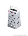 Zenker Meets Haribo Mini Square Grater - Kitchen Grater with Stainless Steel Grating for Grating, Rasping and Slicing - Square Grater in Haribo Golden Bear Design