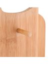axentia Chopping Board Set with Bamboo Board Stand 15 x 31.5 x 7 cm