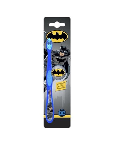 Batman Toothbrush for Children with Soft Bristles and Comfortable Handle