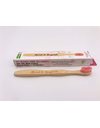 Bamboo Toothbrush - Compostable and Recyclable - Zero Waste Hygiene (Pink, Children)