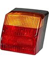 HELLA 2SE 996 030-011 Rearlight - Bulb - 12V - mounting/Bolted - Lens Colour: Red/Yellow - Plug: Round Plug - left - Quantity: 1