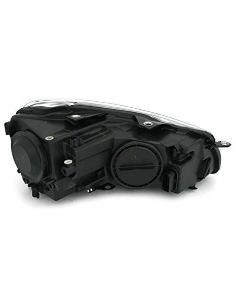 AD Tuning Headlight Set in Black with LED Daytime Running Light TFL LWR H7