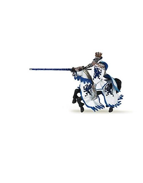 Papo 39387 Blue dragon king MEDIEVAL-FANTASY Figurine, Multicolour