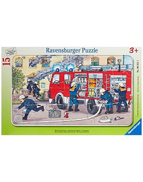 Ravensburger PuzzleΒ Β 06321Β Β Child with Fireman CarΒ Β 15Β Pieces
