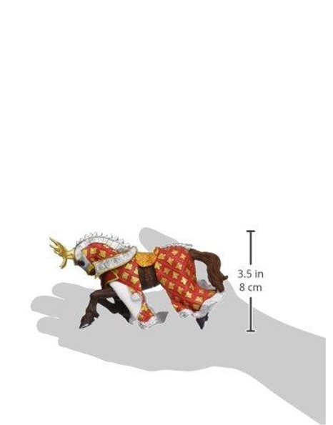 Papo MEDIEVAL-FANTASY 39912 Weapon Master stag Horse Figurine, Multicolour