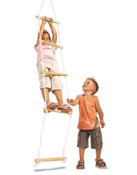 Eichhorn 100004504 Kids Rope Ladder Climbing Frame Outdoor