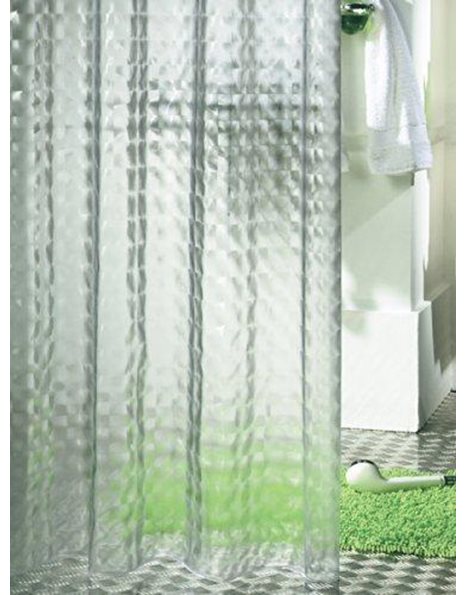 Sealskin Prisma Shower Curtain, PEVA, Transparent, 180 x 200 cm