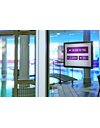Durable DURAFRAME Self-Adhesive Magnetic Frame, A4 Format in Red, Pack of 2 Frames, Document Frame for Professional Internal Signage