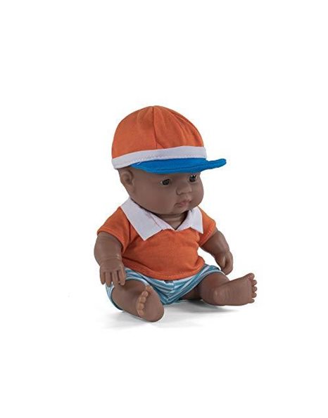 Miniland Miniland31127 Baby Hispanic boy 21 cm Doll 31127, Multi-Color
